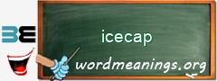 WordMeaning blackboard for icecap